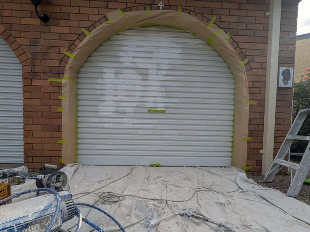 broadbeach water garage door painting